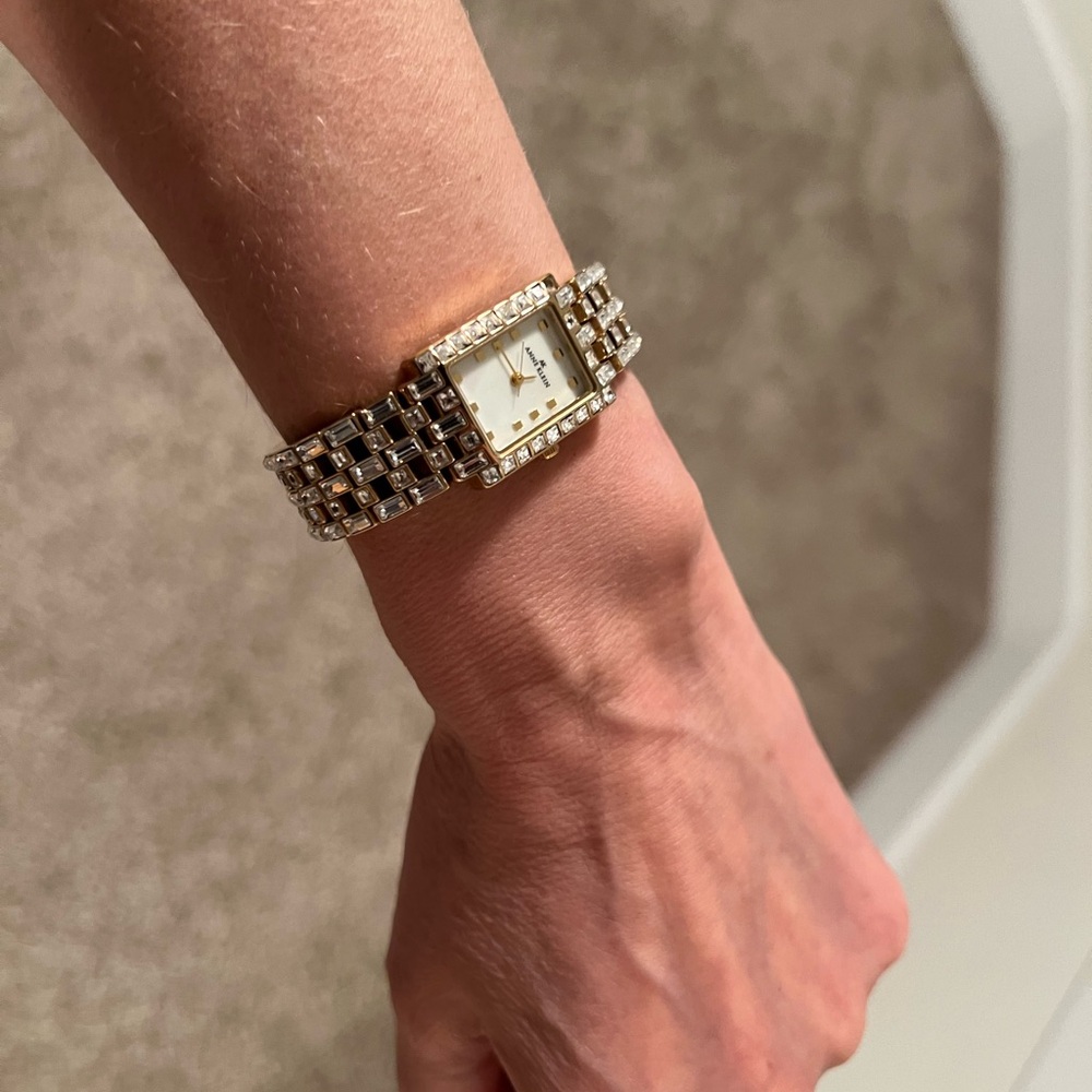 Anne Klein Gold and Silver Women's Watch